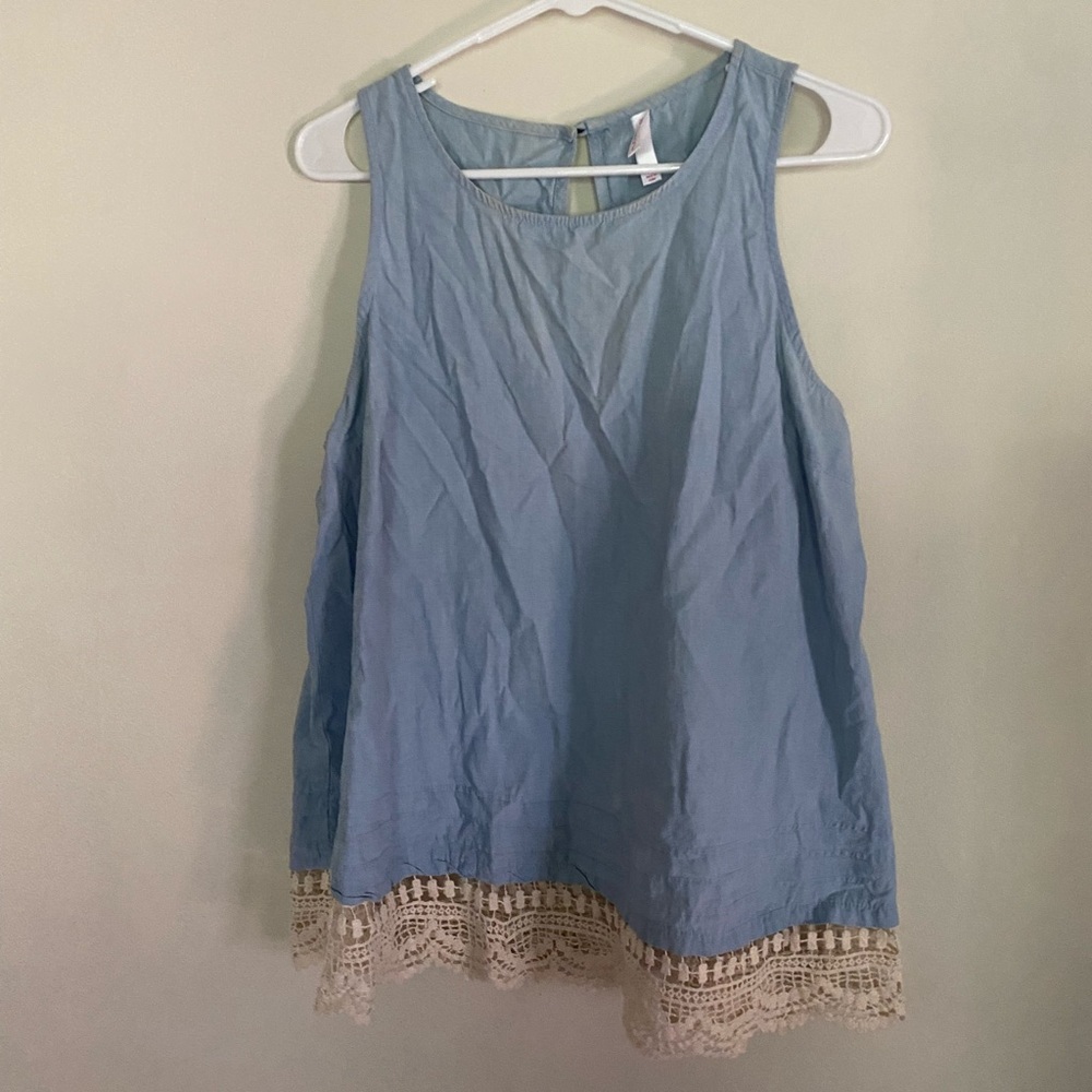 Chambray tank top